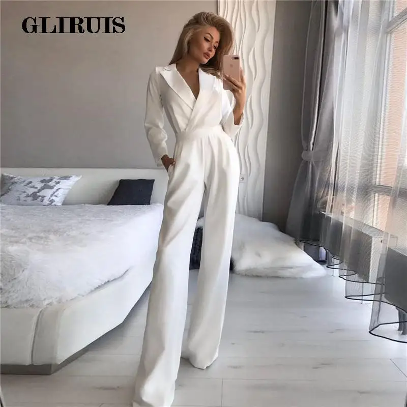 Соблазнительный простой комбинезон свадебное платье 2022 белый для женщин с