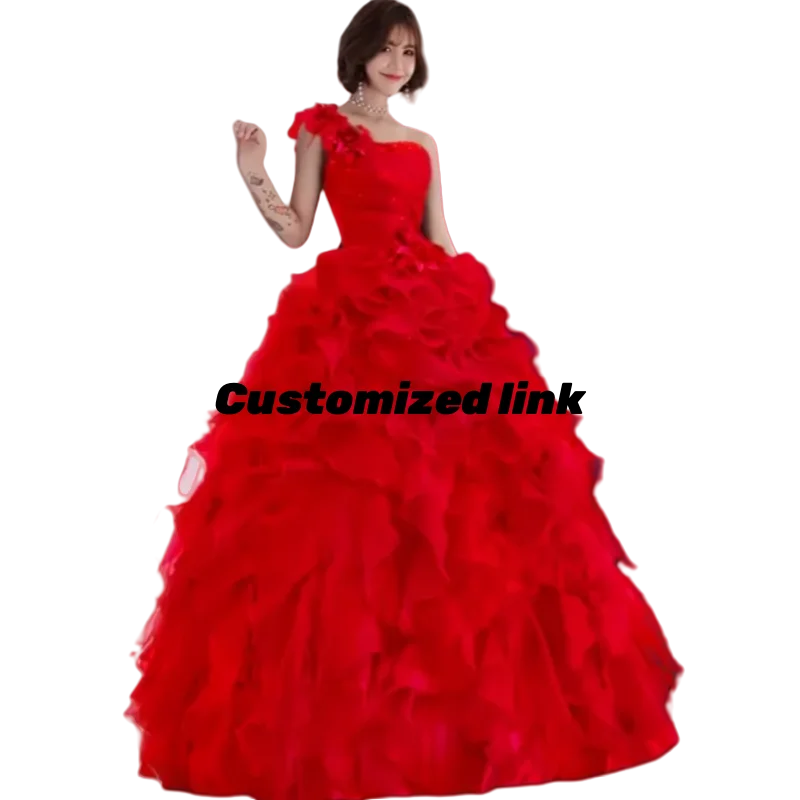 Elegant Short Bow Shiny Wedding Dresses Gowns Sequins Strapless Side Slit Formal Princess Bride Bridal Gown Dress Vestidos