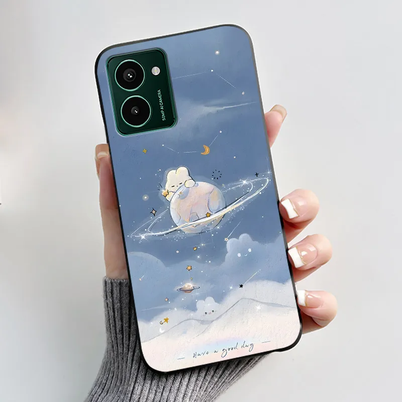 Cute Cartoon Soft Silicone Phone Case - Protective & Durable Cover
