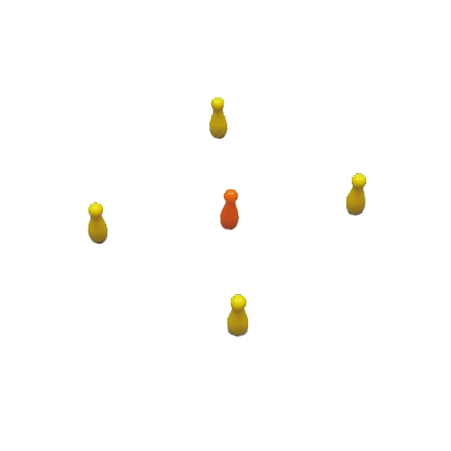 Set Da Bowling Piccolo Birilli Poliestere 25Mm Fibis 2287 Biliardo, Accessori Da Biliardo, Tavolo Da Biliardo, Tacos Da Biliardo