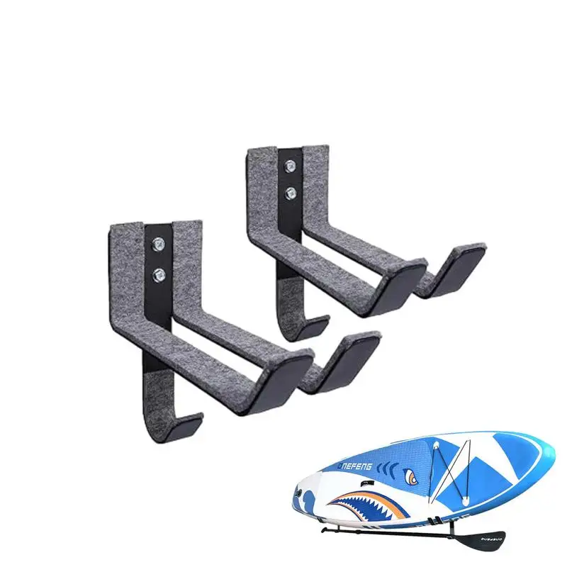 1 pair Wall Mounted Surfboard Rack Snowboard Rack Hanger Wall Mounted Storage rack For skateboard Snowboard surfboard