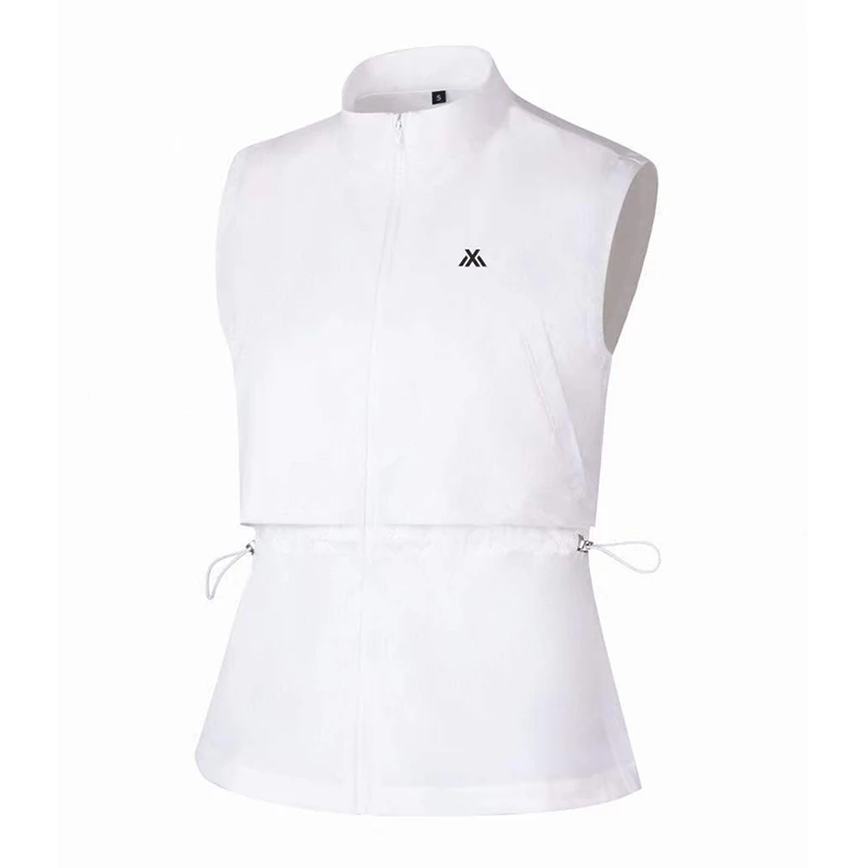 Spring New Golf Women's Outdoor Quick drying Sports Vest Comfortable Thin Sleeveless Tank Top Versatile Fashion Pulling Rope Top