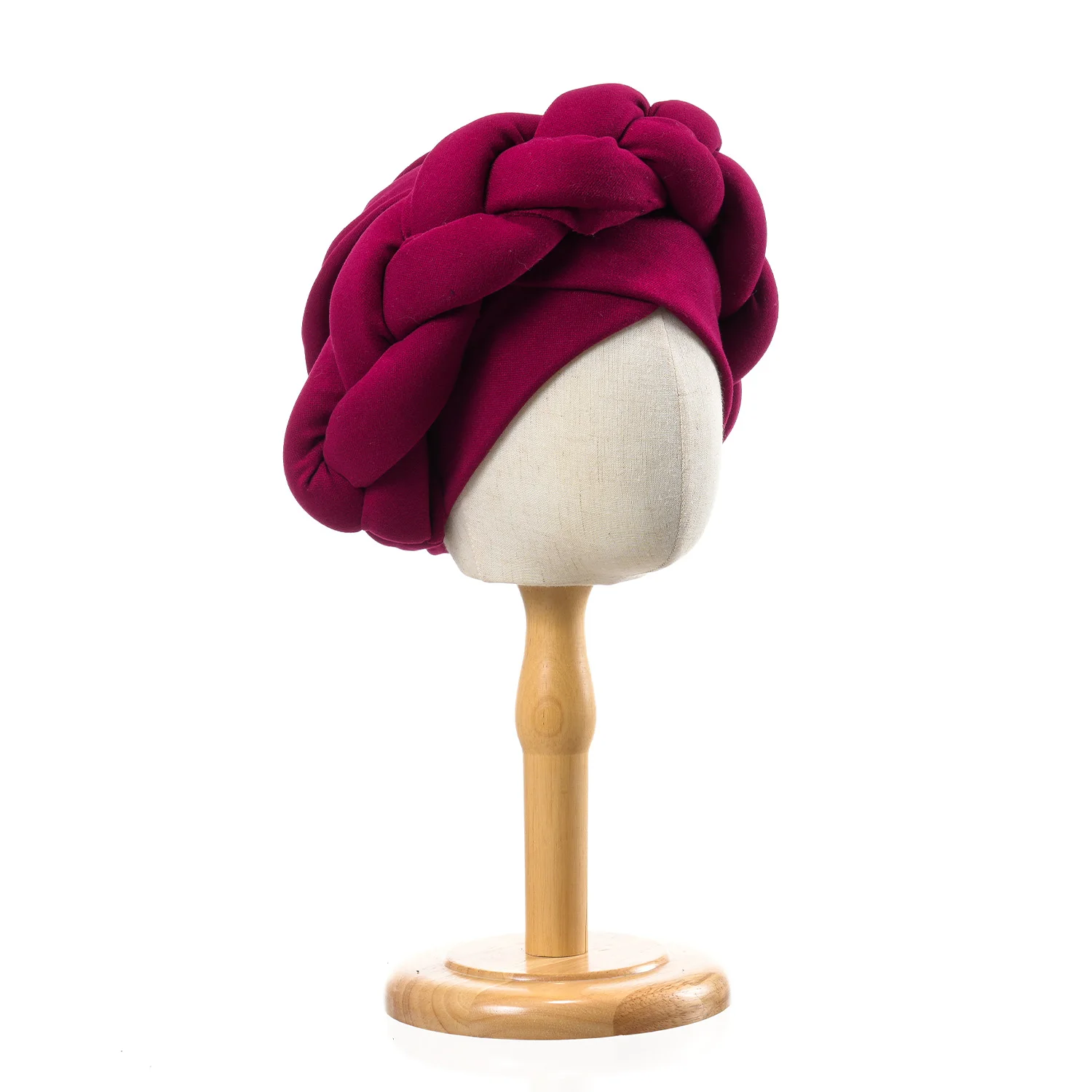 Braided Twisted Headscarf African Women Fashion Headscarf Headtie Head Wraps Party Headwear Headdress Hat Bonnets Inner Hijab Ca 4