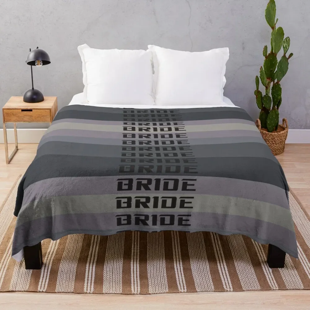

BRIDE JDM MATERIAL Throw Blanket Picnic decorative Luxury St Blankets
