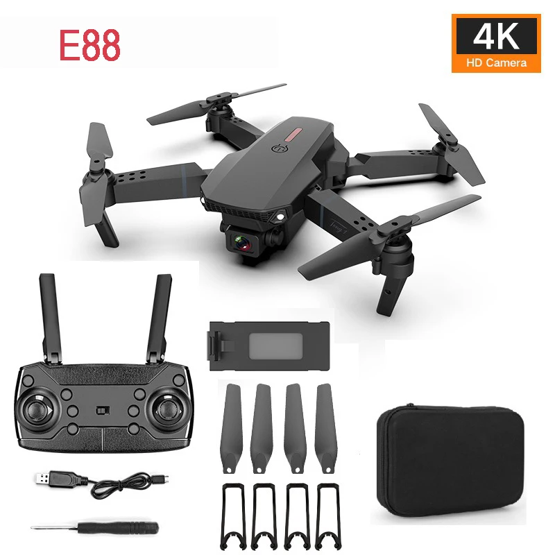 

Mini Drone 4k Hd with Dual Camera Folding High Definition Aerial Four Axis Aircraft Professional Cross Border Model Rc Dron Toy