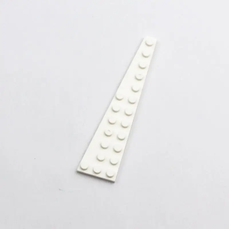 10-Piece Wedge Plate Set for DIY Creative Building Blocks and Kids' Puzzle Toys
