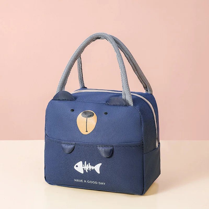 Portable Insulated Thermal Picnic Food Lunch Bag Box Cartoon Tote Food Fresh Cooler Bags Pouch For Women Girl Kids Children Gift 5