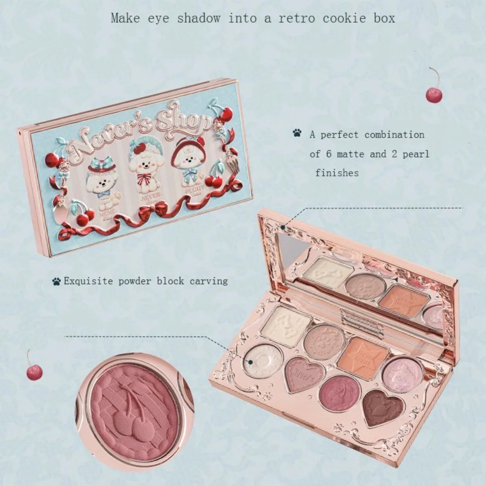 Flower Knows Never's Shop All In Gift Set Makeup Professionnelle Make up Gift box Lip Cream Blusher Eye shadow 17Pcs Kit 6