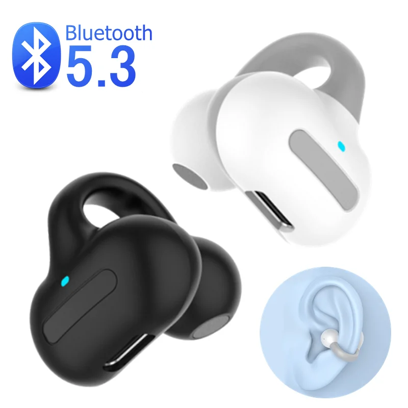 Hifi Sports Bone Conduction Auricolare Bluetooth Open Ear Clip Cuffie Wireless Con Microfono Cuffie Per Iphone Samsung Mi Android