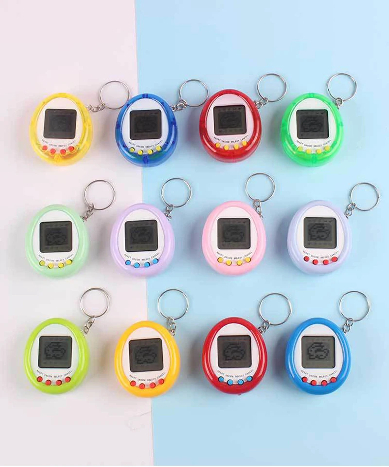 1Pcs 90S Nostalgic Tamagotchi Electronic Pets Console Kid’s Toy Portable Keyring Funny Virtual Cyber Toy Christmas New Year Gift 4