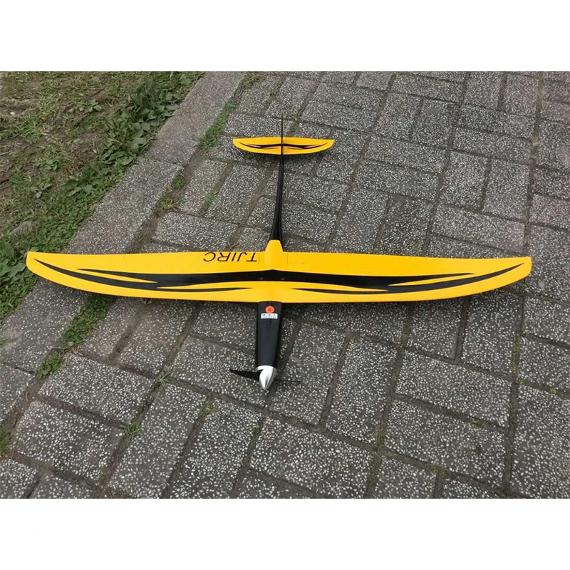 Détail du cockpit du planeur RC, avec antenne 2.4GHz et commandes, intégrant subtilement le mot-clé haute performance.