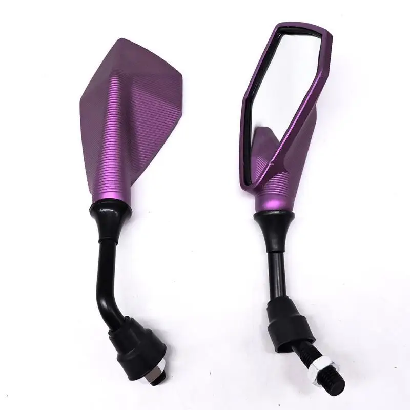 Motorcycle Mirror 1 Pair Motorcycle Rearview Mirror Replacement Parts For Scooter E-bike