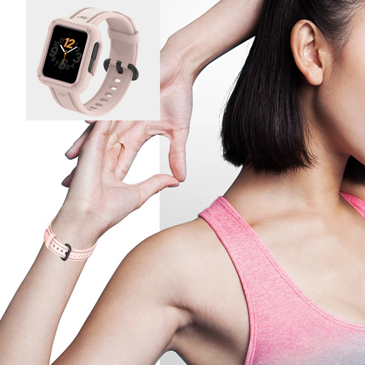 Dual-Function Soft Silicone Sport Strap and Protective Cover
