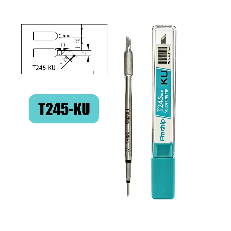 FMchip T245 Soldering Tip C245 Series for T80P T90B HS02A Soldering Iron Replace Tip C5/KU/K/BC2/BC3/BCM3/I/IS/D22/D24 Optional image 17