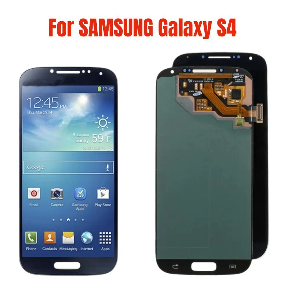 

Оригинальный ЖК-дисплей для SAMSUNG Galaxy S4 i9500, сенсорный экран, аналого-цифровой преобразователь для Samsung Galaxy S4 i9506