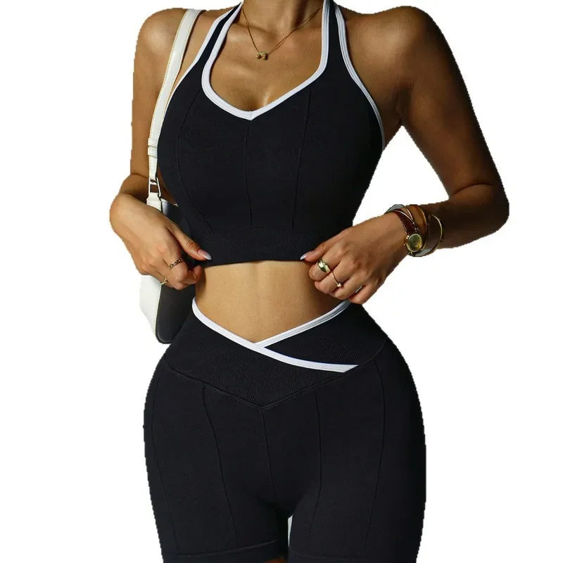 Women Seamless Yoga Cycling Fitness Set