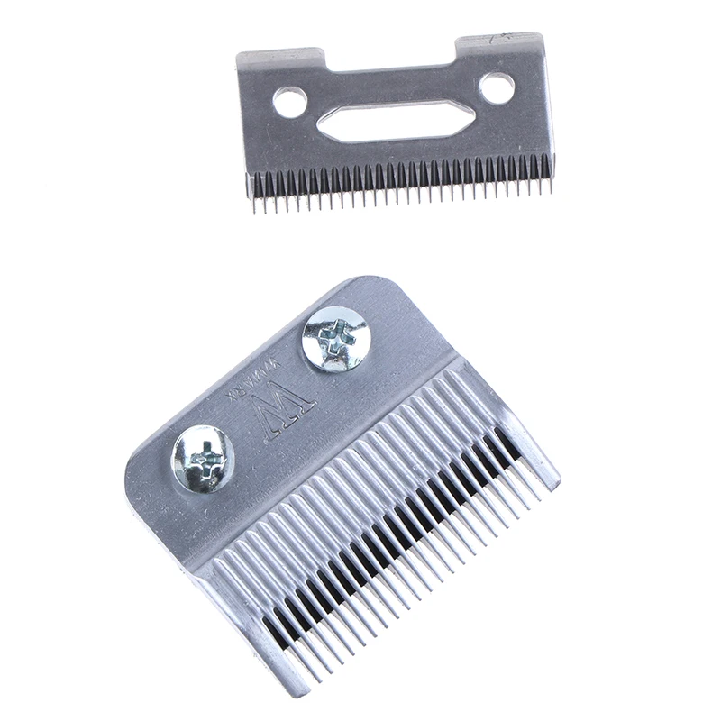 Hair Clipper Replacement Blade 1Set High Carton Steel Movable Blade Professional Hair Clipper Blade With Screws Clipper Accessories