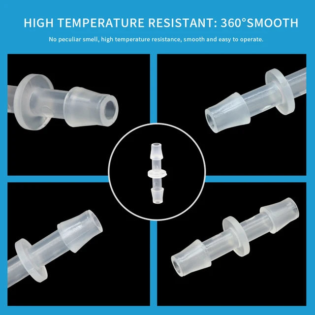 10Db Pagoda Műanyag Tömlő Ízülete 1,6 2,4 3,2 4 4,8 5,6 6,4 8 9,5 10 Mm Cső Csatlakozó Tartozékok - Image 3