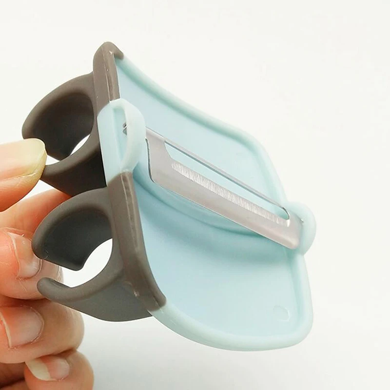 Kitchen Finger Held Palm Peeler Easy Hold Gadgets Vegetable Fruit Slicer Peeler Utensil Durable Kitchen Accessories