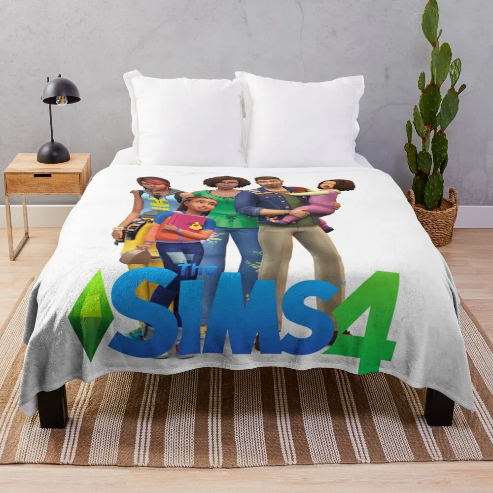 

The Sims 4 Parenthood Throw Blanket Hairy Blanket manga Bed covers Stuffed Blankets