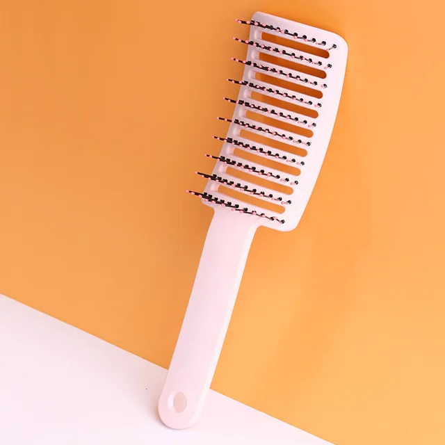 Hair Brush, Curved Vented Brush Faster Blow Drying, Professional Curved  Vent Styling Hair Brushes,Paddle Detangling Brush - AliExpress