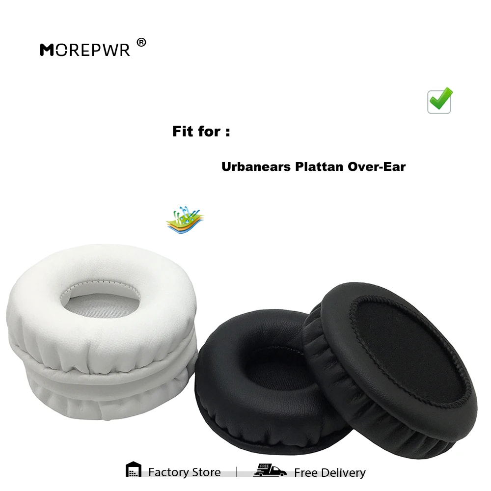 Morepwr New Upgrade Replacement Ear Pads for Urbanears Plattan Headset Parts Leather Cushion Velvet Earmuff Sleeve Cover |