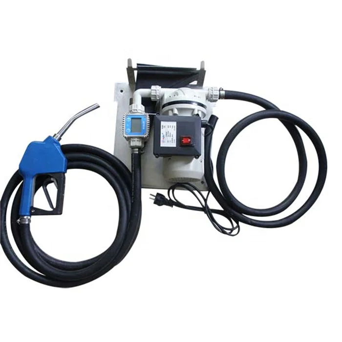 

230V Adblue def urea pump Dispensing Kits Wall Mounted IBC Adblue DEF Transfer Pump with Digital Flow Meter & PP Manual Nozzle