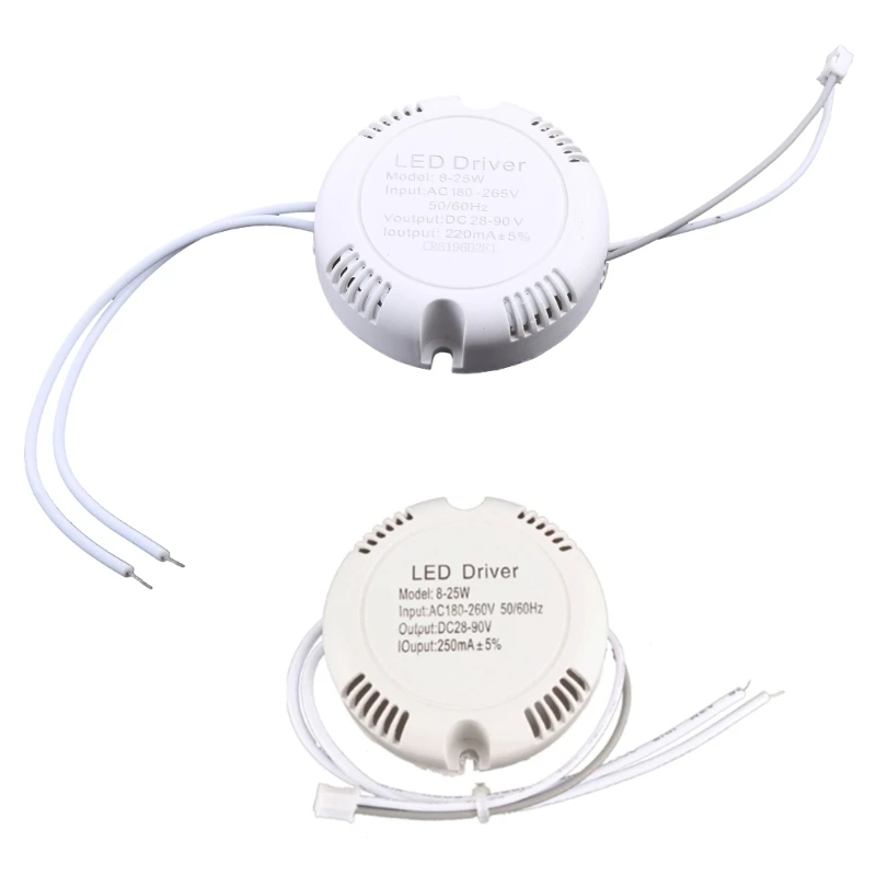 조명 변압기 Led 구동 전원 공급 장치 Led 천장 조명 구동 전원 안정기 AC180-260V 전원 8-12W/8-25W/22-40W