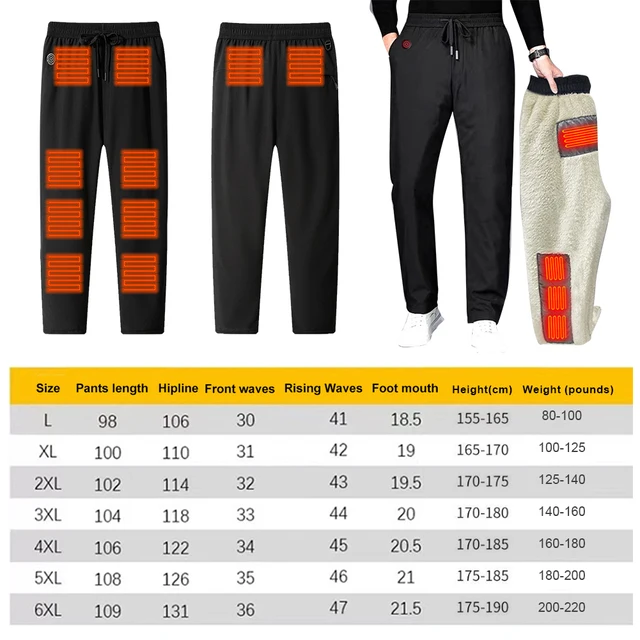 Pantaloni Riscaldati Uomo/Donna - 18 Zone Di Calore, Termici Per Sport Invernali E Moto - Foto 10