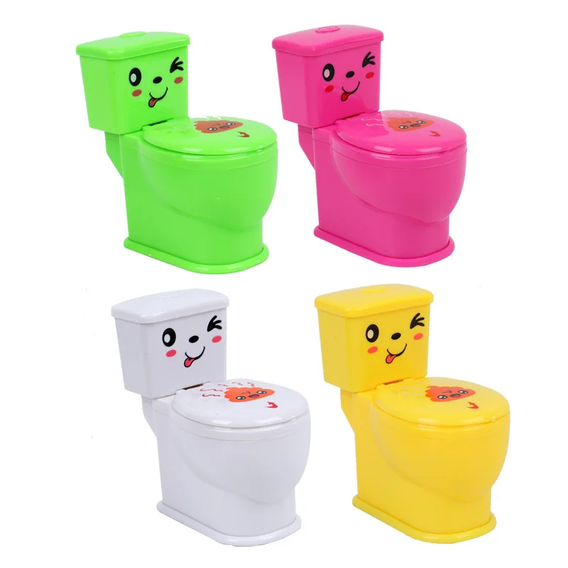 Simulation Toilet Shooting Water Toys Novelty Shooting Water Toilet Toy Props April Fool's Day Prank Funny Gadget Toys