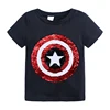 Summer Novelty Kids Boys T-Shirts For Children Magic Sequin Top Reversible Cartoon Cotton Casual Baby Clothing Tops Tee Outfits 5
