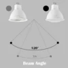 10PCS LED spotlight in-line GU5.3 Full voltage AC/DC12V/AC110V/AC220V MR16 No flicker warm white light 3W-8W suitable for study 6