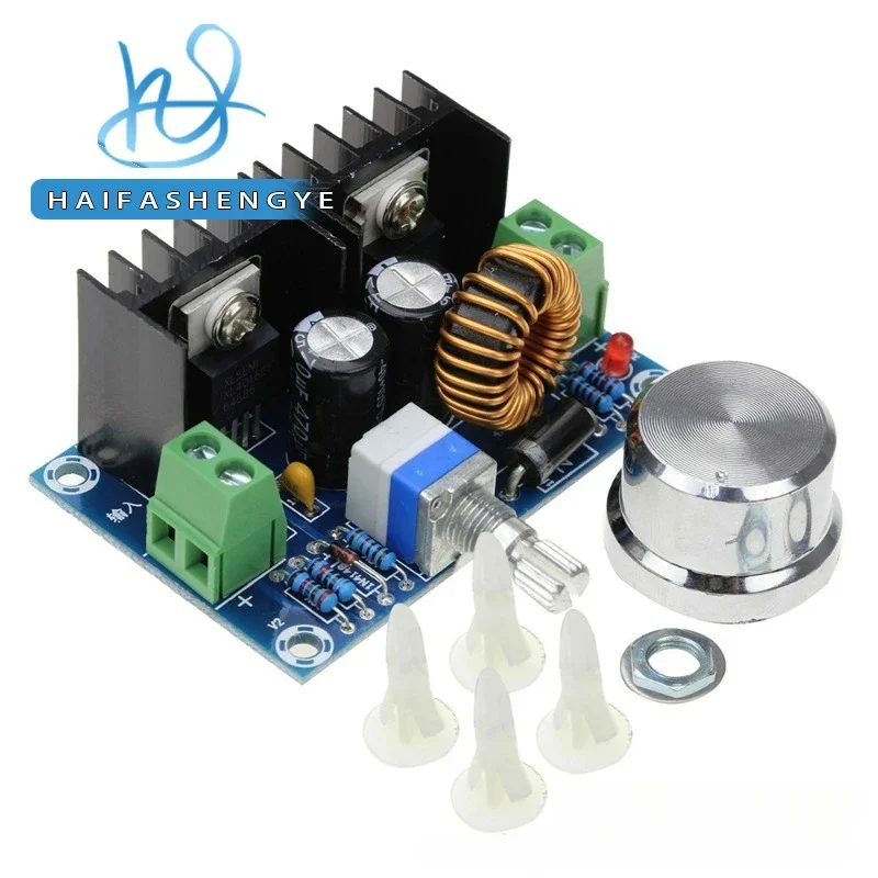 XH-M401 DC-DC buck module XL4016E1 High-power DC voltage regulator 8A with voltage-stabilizing electronics electronic voltage regulator