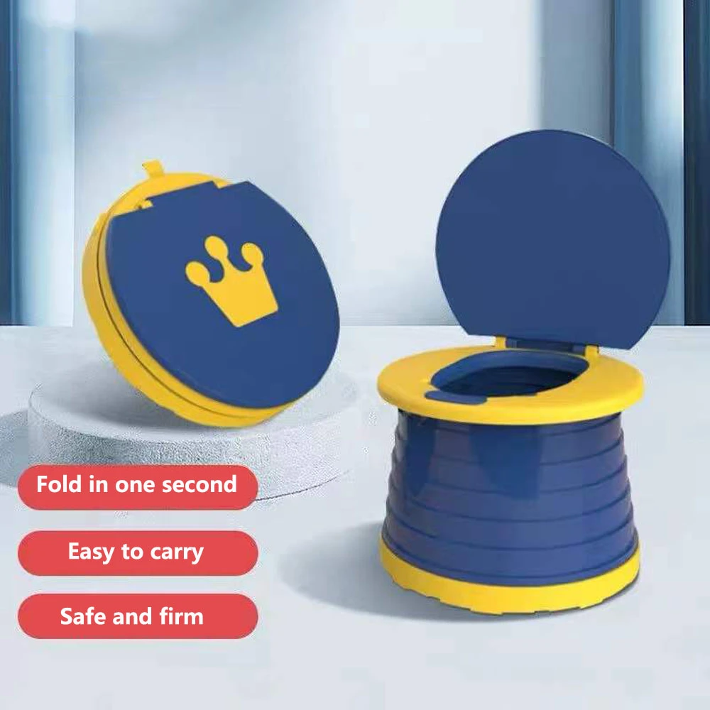 Foldable Baby Potty Baby Toile Seat Toddler Kids Outdoor Portable