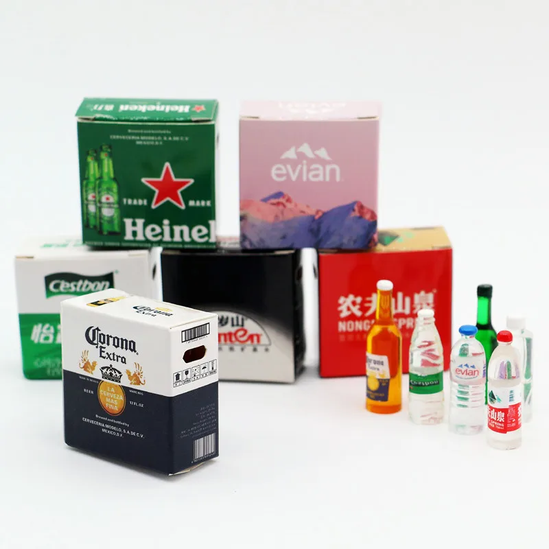 Miniature Dollhouse Miniature Itens, Mini Box, Dollhouse Simulation, Água  Mineral, Conjunto de Cerveja, OB11, Dolls House Acessórios, Supermercado,  Loja Brinquedos - AliExpress