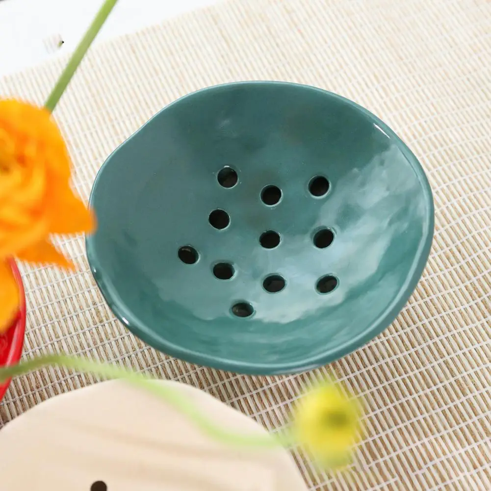 Ceramic Japanese Ikebana Vase Minimalist Flower Arrangement Bowl Japanese Ceramic Flower Frog Bowl Flower Holder Desktop Decor 2