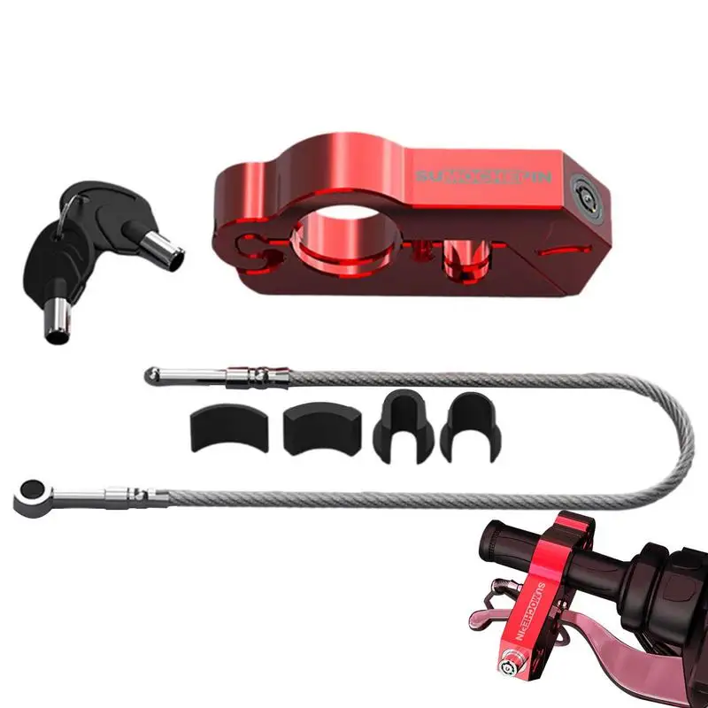 

Motorcycle Lock Anti-theft Motorcycle Lock Aluminum Brake Lock Moto Safety Locks Motorcycle Handlebar Lock Auto Theft Protection