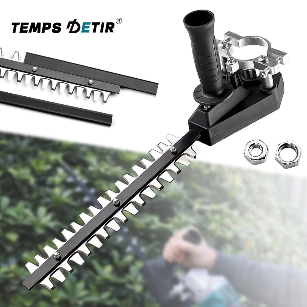 New9ToothHedgeTrimmerAdapterAttachment450mmLawnMowerAngleGrindertoCordlessHedge