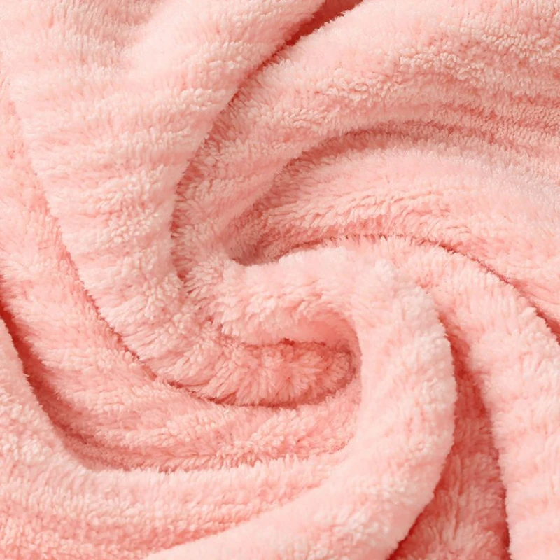 Children's Bathrobe Hooded Bath Towel Type Boy's Thick Autumn and Winter Girl's Towel Pure Color Absorbent Quick-Drying Robes