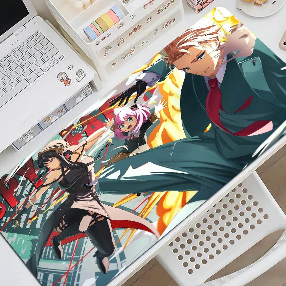 Spy x Family 80x30cm XL Lockedge Office Computer Desk Mat Table Keyboard Big Mouse Pad Laptop Cushion Non-slip  Bedroom 4