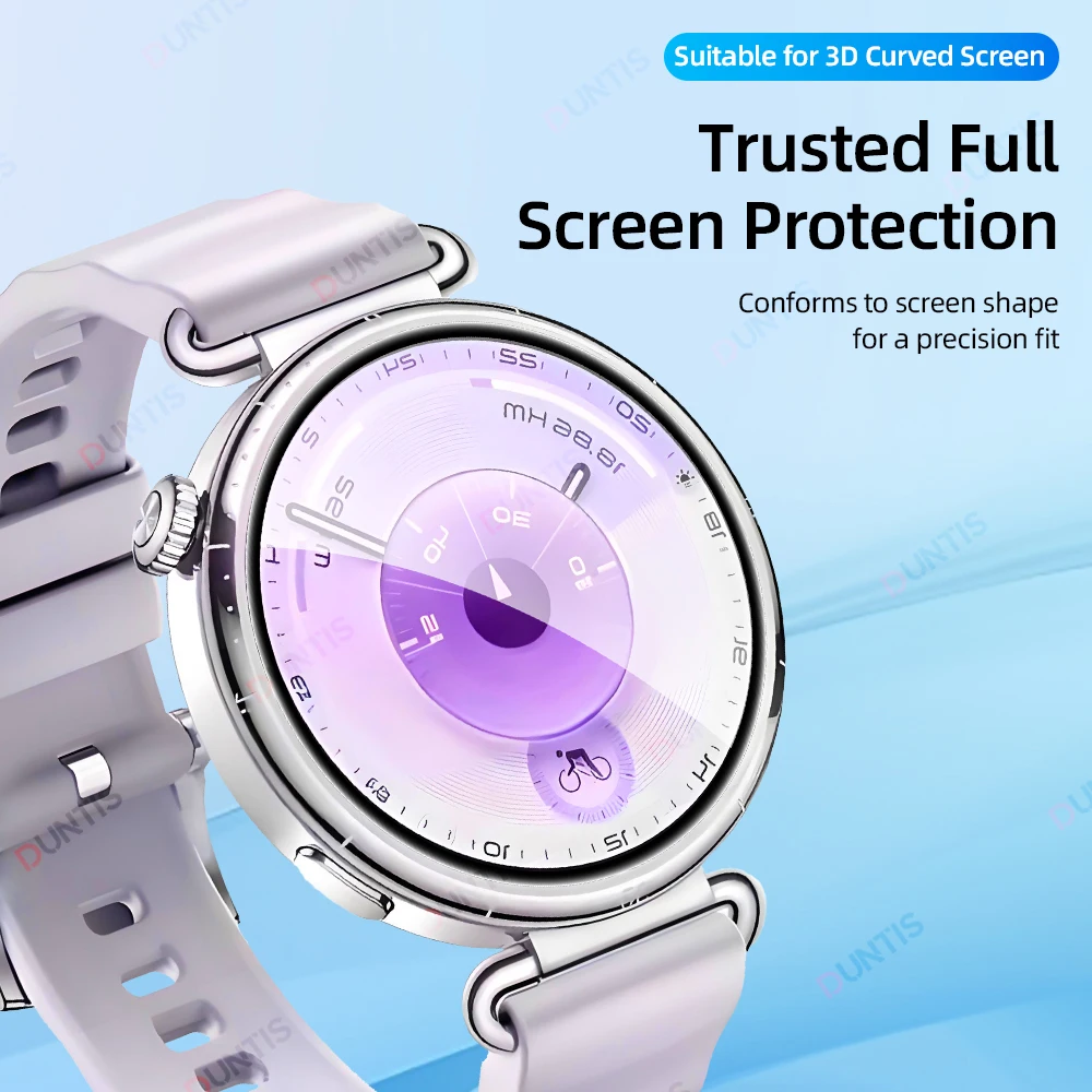 Ultra-HD 3D Curved Screen Protector for Smartwatch - Full Coverage Protective Film Accessories