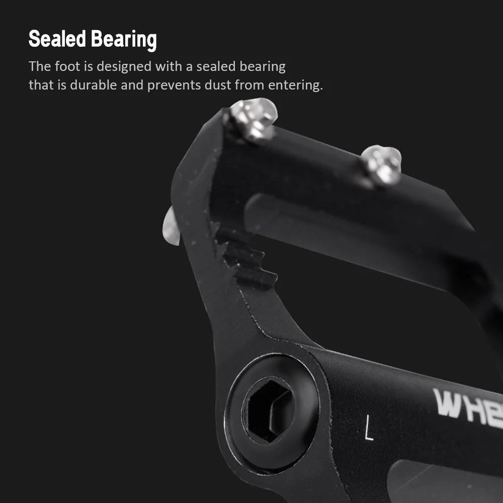 WHEEL UP 3 Bearings Bike Pedal Bicycle Dead Fly Pedal Ultralight Aluminum Alloy Bike Platform Road Bike Pedals MTB Accessories