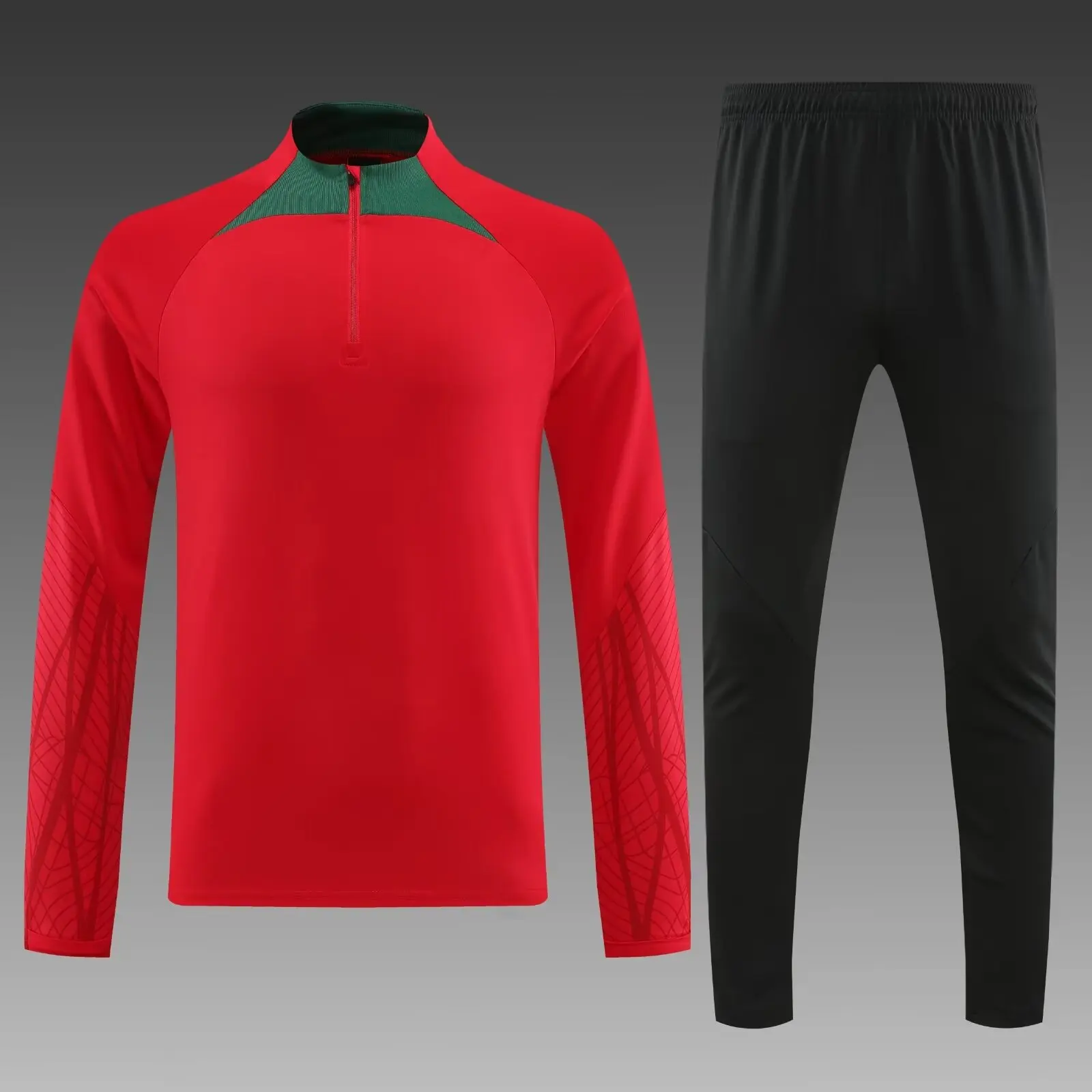 American Men sports set Splicing Fans soccer Jacket Training wear kids games Jerseys rugby uniform Kit Tops and trousers Leisure