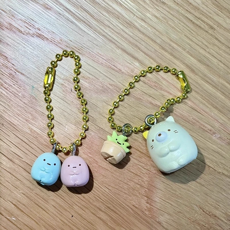 Sumikko Gurashi Mini Keychain Key Ball Chain Ring Cartoon Anime
