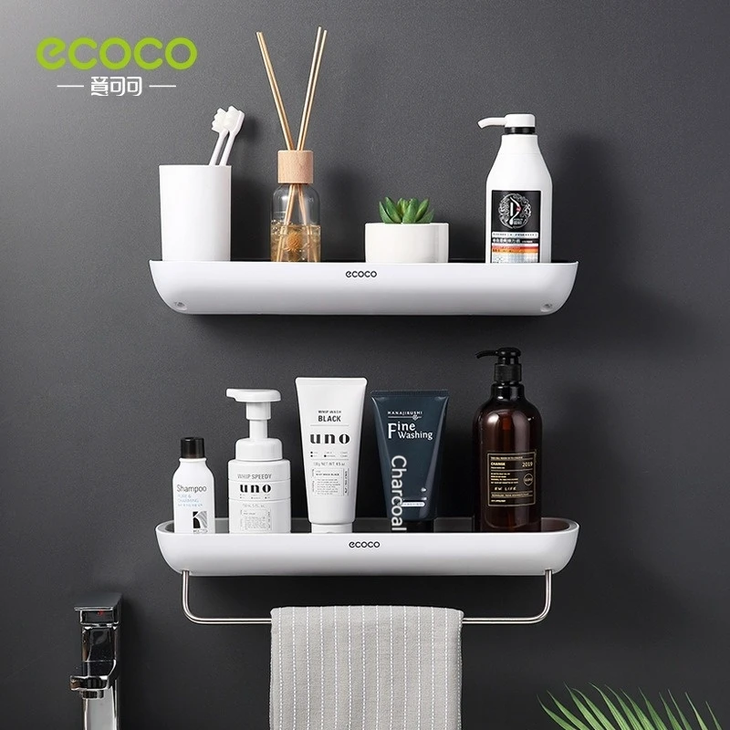 Bathroom Shelf Toilet Washstand Wall Shelf Storage Rack Bathroom Wall Hanging Punch-Free