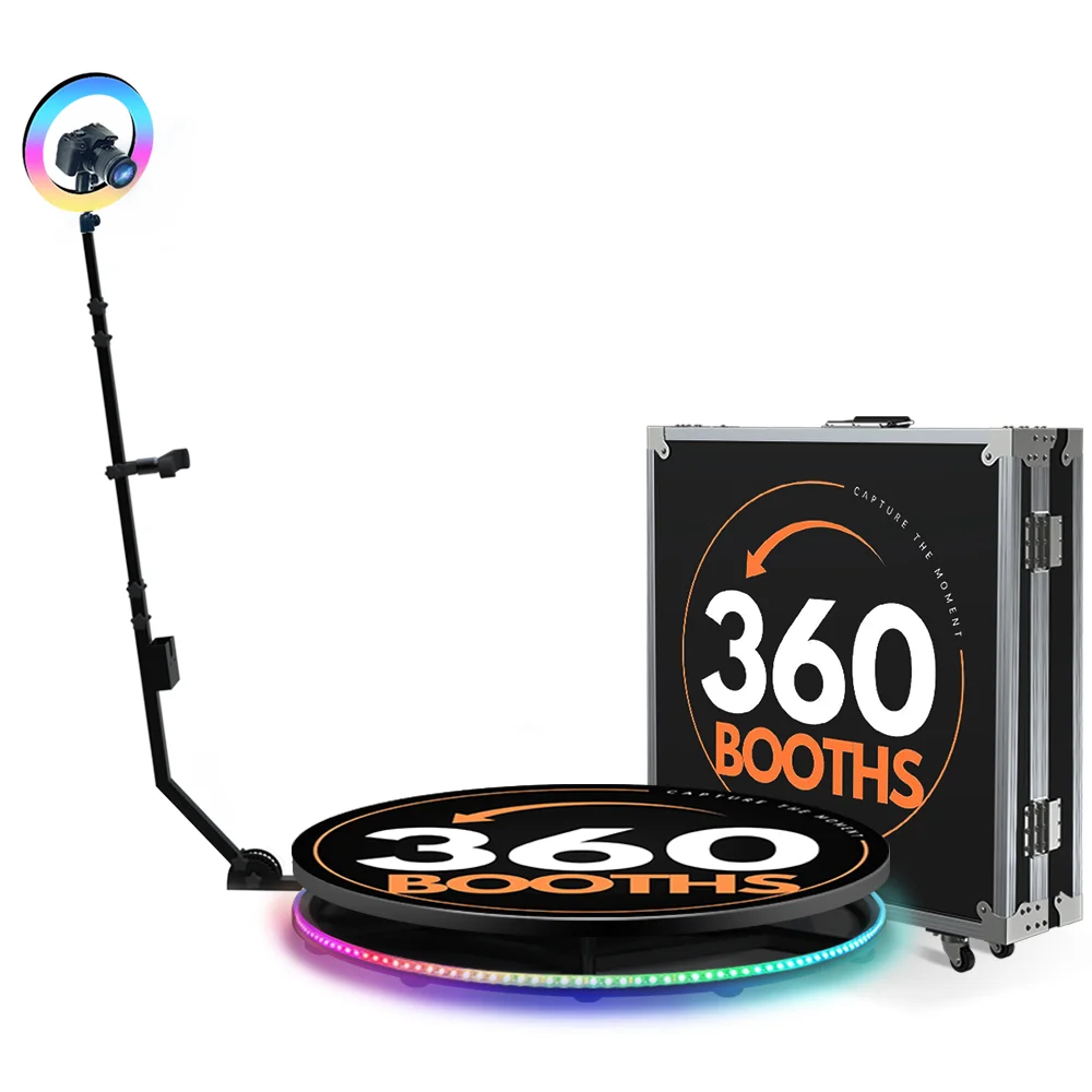 360 360 사진 부스 회전 기계, 사진 비디오 플랫폼, 360 부스, 사진 촬영, 웨딩 이벤트, 100cm, 115 cm