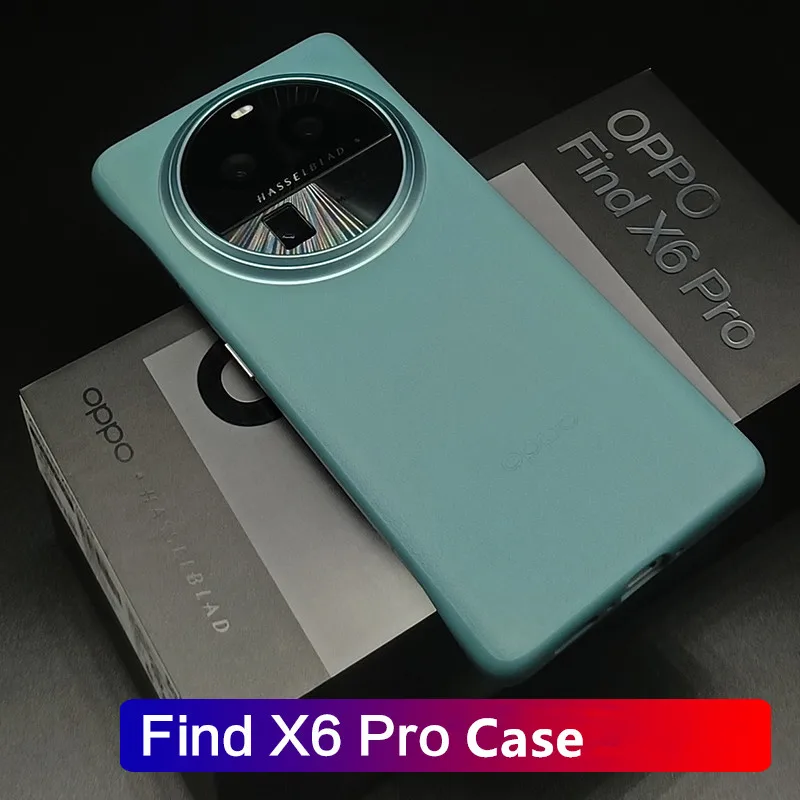 Original Case For OPPO Find X6 Pro Case Ultra Thin Leather PC Protective Cover Cool Luxury Slim Phone Case without retail box