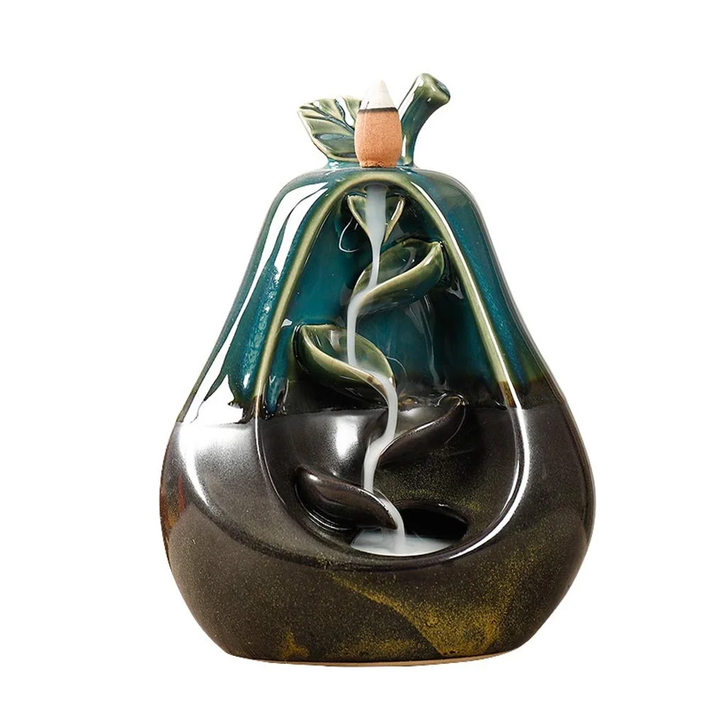 

Hot Sale Custom Style Backflow Crystal Incense Oud Burner Bakhoor