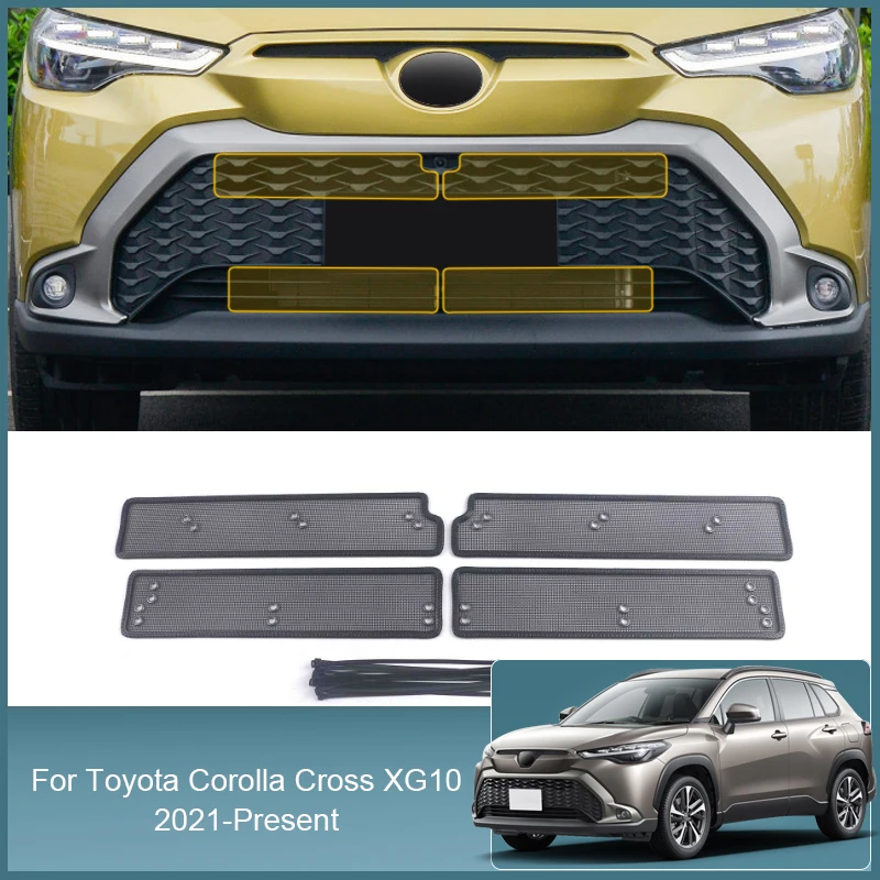 ステンレス鋼の車の診断メッシュ,フロントグリル,トヨタカローラクロス