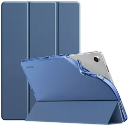 MoKo Protective Case with Soft TPU Translucent Frosted Back Cover for Galaxy Tab A11 plus (Nvay blue)